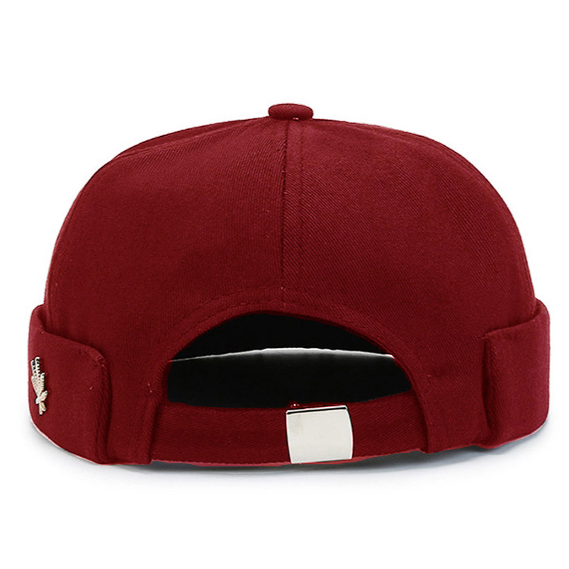 GaseryoMũ Beanie Không Vành Màu Trơn Phong Cách Vintage Cho Nam Và Nữ