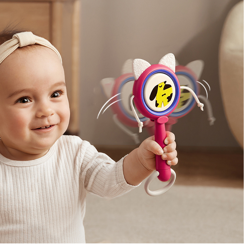 Bc Babycare Trống Lục Lạc Bằng silicone Chất Lượng Cao Dành Cho Trẻ Nhỏ