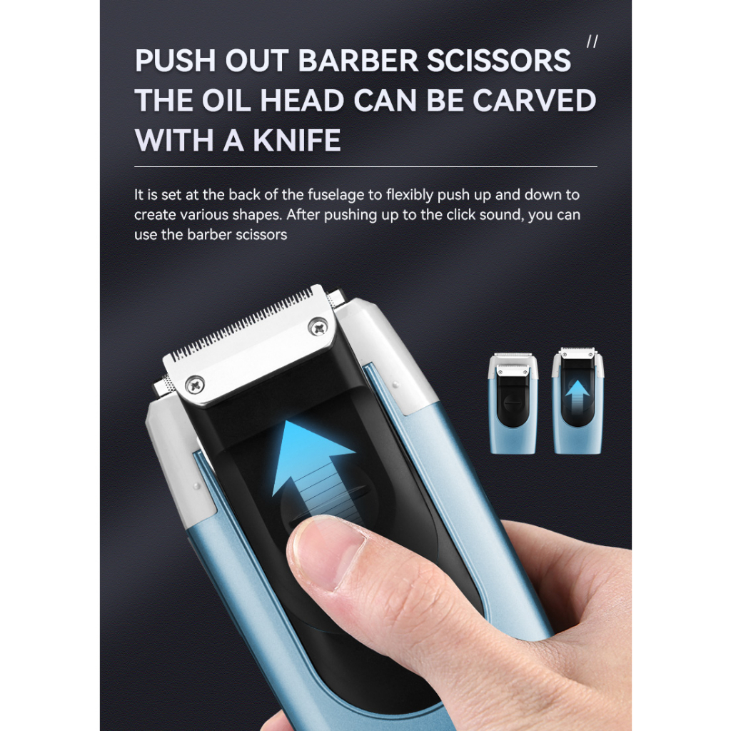 Tông Đơ Cạo Râu Kemei KM-3385 Cho Nam Sạc Usb TYPE-C