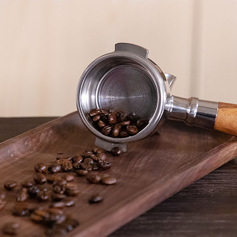 1pc 58mm Cà Phê Không Đáy Portafilter Fine Giá Đỡ Tiếp Liệu Phần