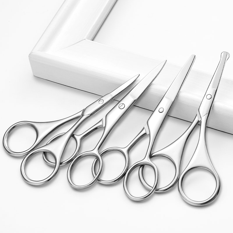 Lusluking Kéo cắt tỉa lông mũi/ móng tay Lusluking chất liệu thép không gỉ