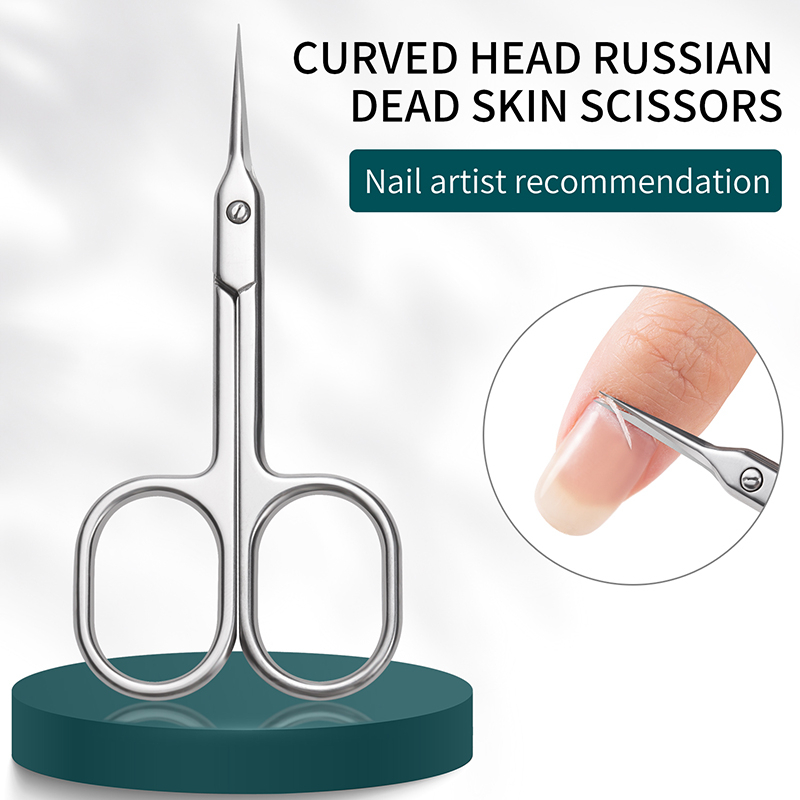 Lusluking Kéo cắt tỉa lông mũi/ móng tay Lusluking chất liệu thép không gỉ