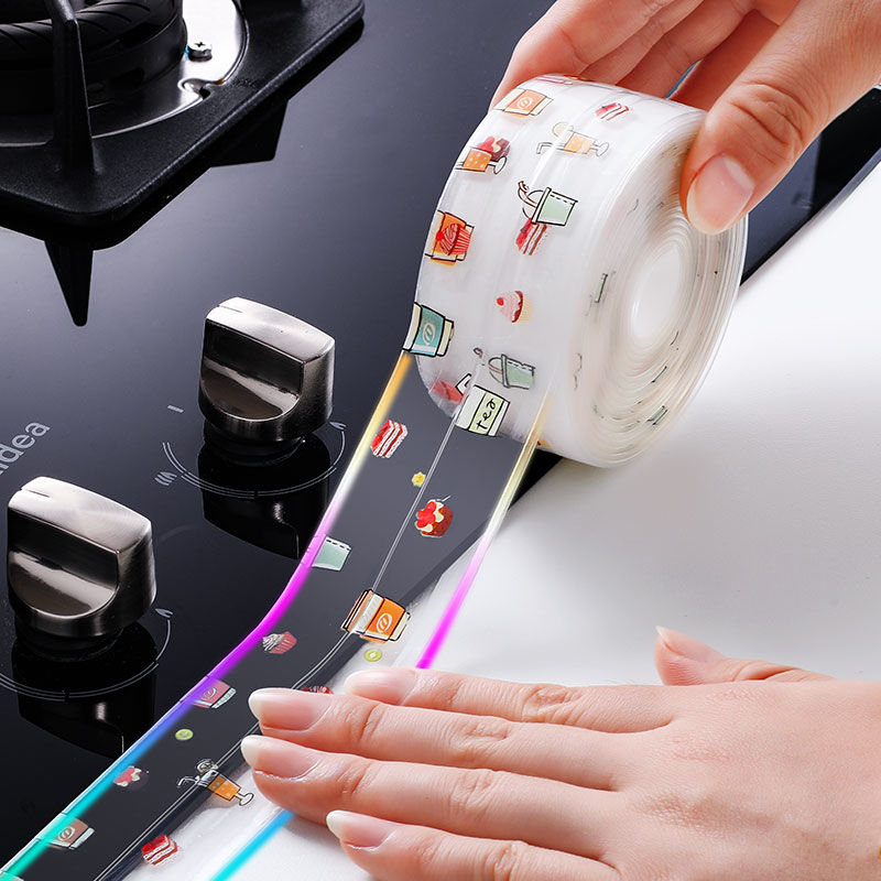 GONQIN Miếng Dán Trang Trí Góc Bồn Rửa Chén / Nhà Tắm Chống Thấm Nước Tiện Dụng