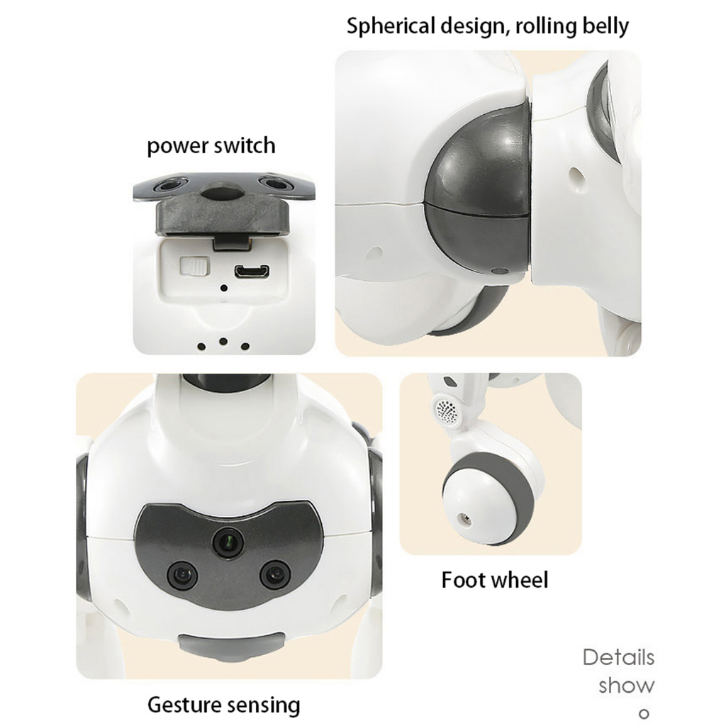 Predolo Rô Bốt Đồ Chơi Kloware1] Điều Khiển Từ Xa Có Nhạc Hình Chú Chó Dễ Thương Cho Bé