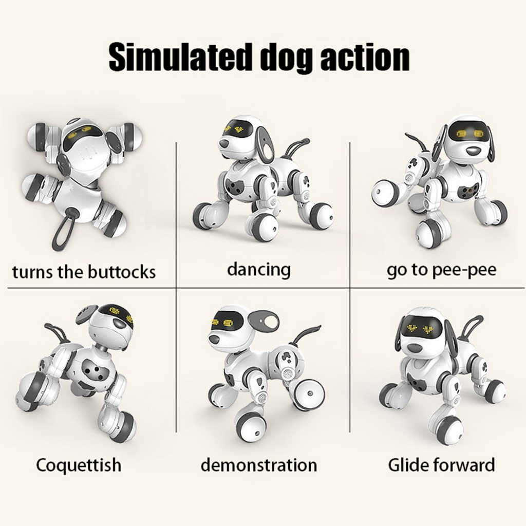 Predolo Rô Bốt Đồ Chơi Kloware1] Điều Khiển Từ Xa Có Nhạc Hình Chú Chó Dễ Thương Cho Bé