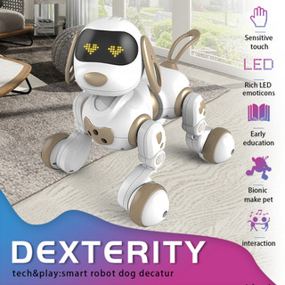  Robot Điều Khiển Chó Đồ Chơi Âm Nhạc Bài Hát Robot Chó Cho Bé Tập Đi Trẻ Em