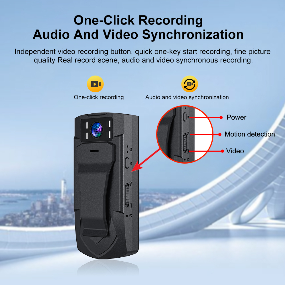 Máy Quay Mini 1080P Kỹ Thuật Số Phát Hiện Chuyển Động Ban Đêm