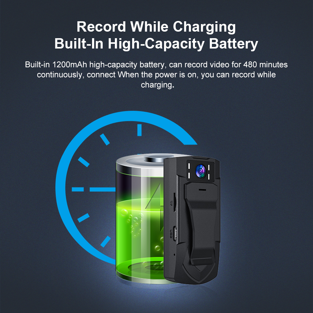 Máy Quay Mini 1080P Kỹ Thuật Số Phát Hiện Chuyển Động Ban Đêm