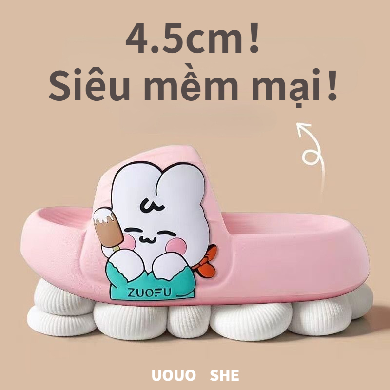 UOUO dép đi trong nhà Dép Lê Thời Trang Đơn Giản Cho Nữ dép bánh mì TX041005