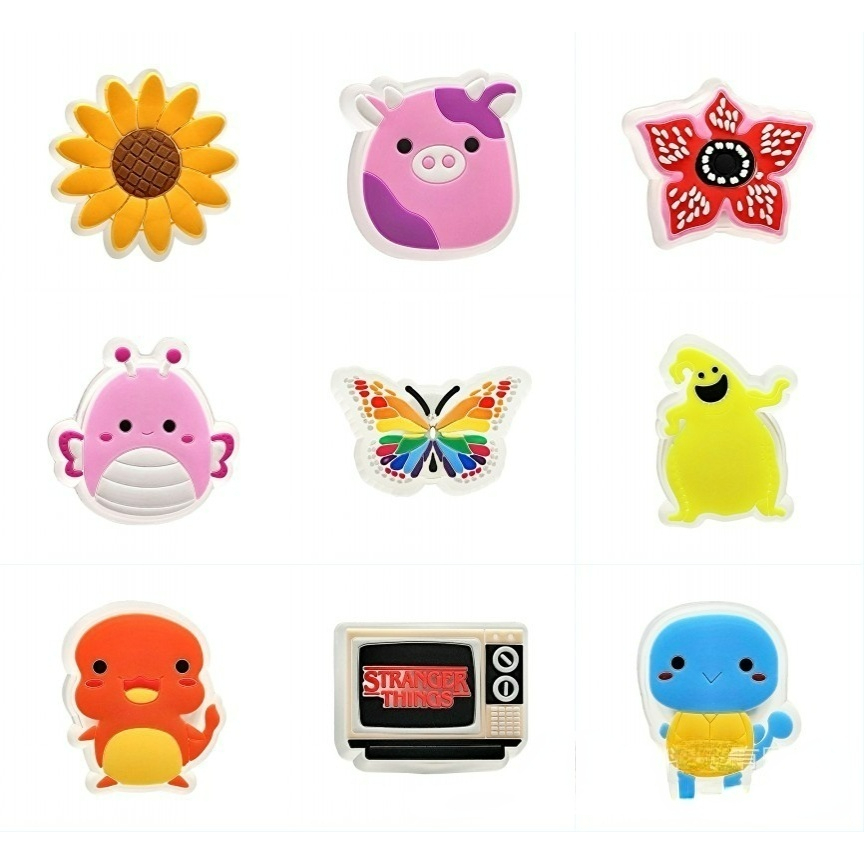 （1pc Led Sticker 3D SHOE CHARM）Đèn LED Hình Đôi Giày Dùng Trang Trí Halloween-AA107