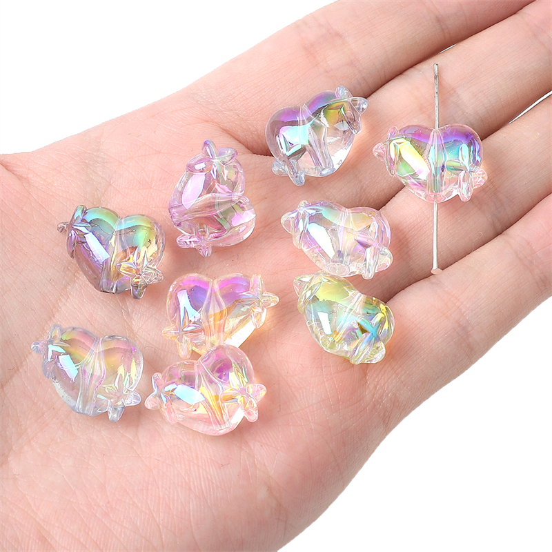 Chuỗi Hạt Pha Lê Nhiều Màu Kích Thước 20X14mm Dùng Làm Trang Sức DIY