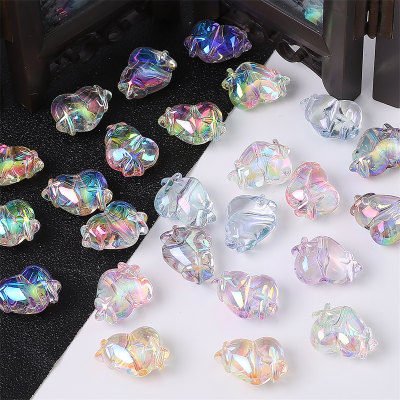 Chuỗi Hạt Pha Lê Nhiều Màu Kích Thước 20X14mm Dùng Làm Trang Sức DIY