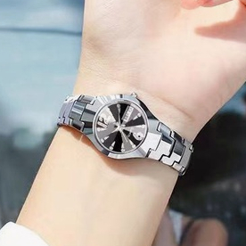 Đồng Hồ Nữ Chính Hãng Dây Thép Lưới Cao Cấp Thời Trang Mặt Đính Đá Đẹp Sang Chảnh