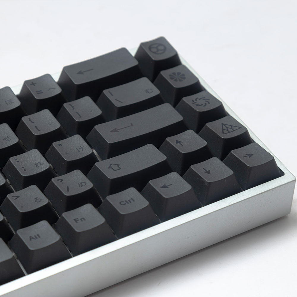 Fast Shipping Minimalist Grey keycaps cherry  profile Dye-Sub PBT keycap 138keys for MX switvh Mechanical Keyboards alice layout