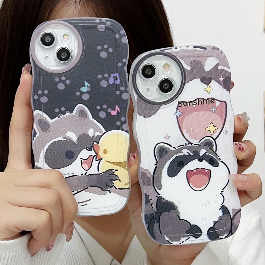 Ốp lưng Samsung A30 A20 A31 A70 A02 S23 S22 S20 Ultra S22 S23 S20 Plus S20 S21 Fe lovely Kitty pattern Wave edge soft phone case