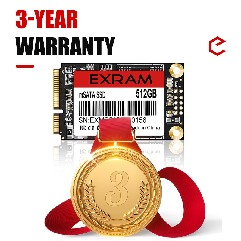 Ổ Cứng SSD mSATA 128GB 256GB 512GB 1TB 510MB / s Cho Máy Tính