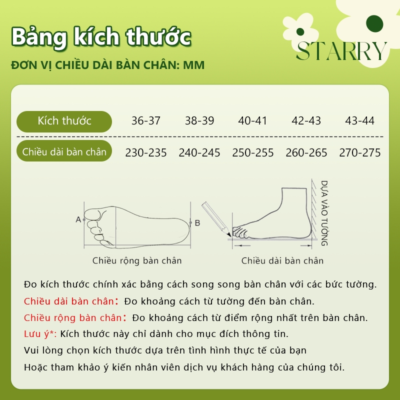 STARRY dép kiểu nữ đi chơi dép bánh mì Thoải Mái Xinh Xắn dép bánh mì nữ dép quai ngang nữ dép nữ fashion sandal 040715