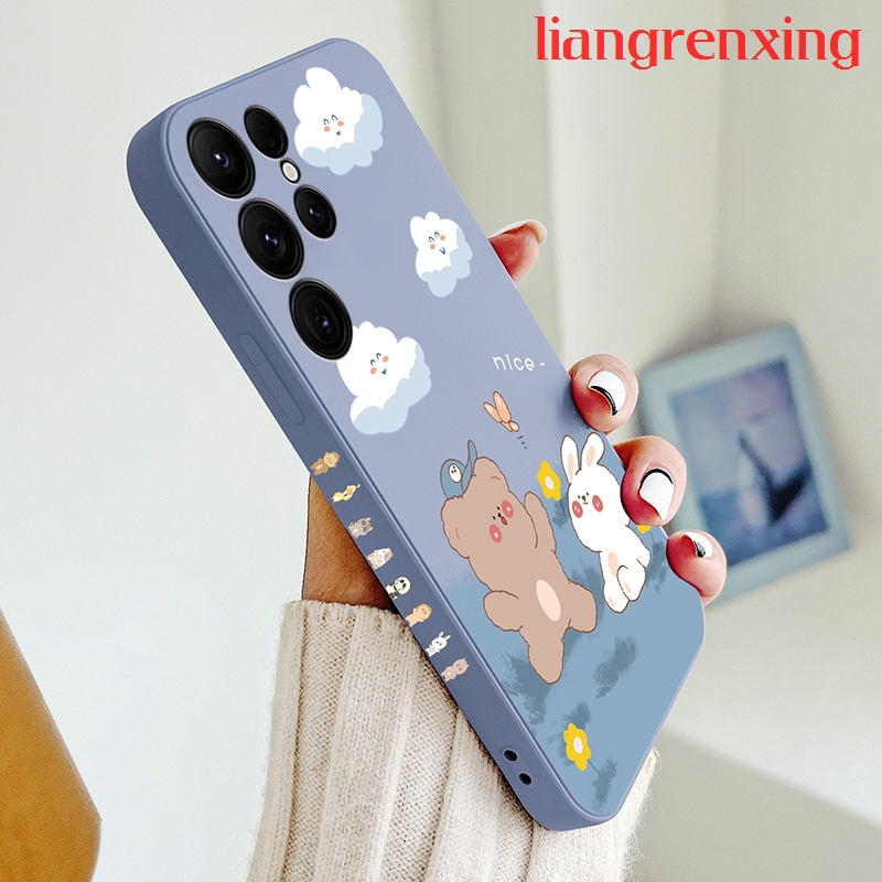 Ốp lưng samsung s23 ultra samsung s23 plus samsung s23 5g Ốp Điện Thoại Silicon Mềm Chống Sốc Cho samsung s23 ultra samsung s23 plus samsung s23 5g YTXX01 viền vuông cute