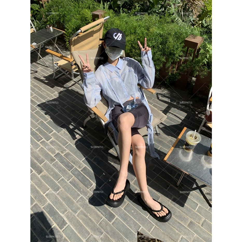 Sandal Hở Ngón Màu Trơn Đế Xuồng 11 Kiểu Dáng Mùa Hè Dễ Phối Đồ