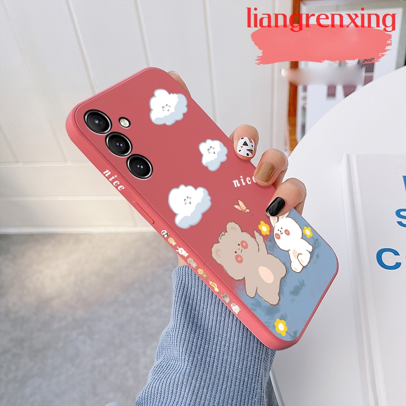 Ốp lưng samsung a24 4g samsung a34 5g samsung a54 5g Ốp Điện Thoại Silicon Mềm Chống Sốc Cho samsung a24 4g samsung a34 5g samsung a54 5g YTXX01 viền vuông cute