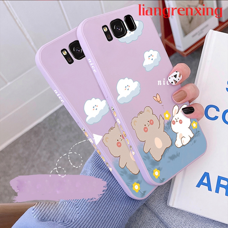 ốp lưng samsung s8 plus samsung s8 Ốp Điện Thoại Silicon Mềm Chống Sốc Cho samsung s8 plus samsung s8 YTXX01 viền vuông cute