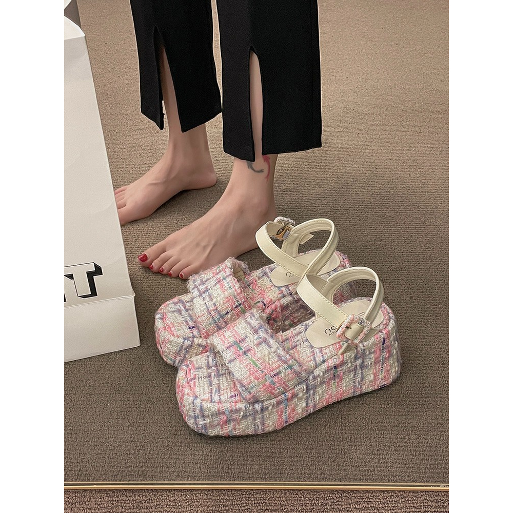 Giày Sandal Đế Dày Thoải Mái Thời Trang Mùa Xuân 2023 Phong Cách Mới Cho Nữ
