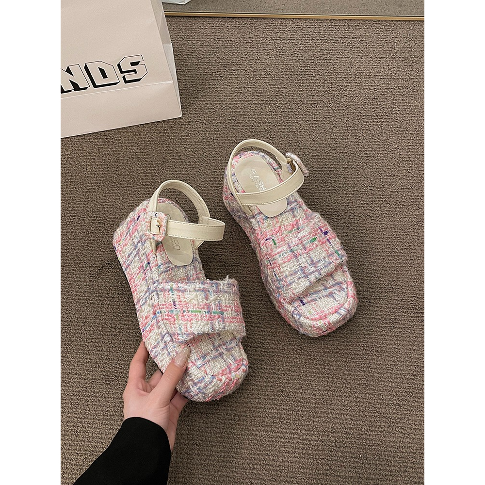 Giày Sandal Đế Dày Thoải Mái Thời Trang Mùa Xuân 2023 Phong Cách Mới Cho Nữ