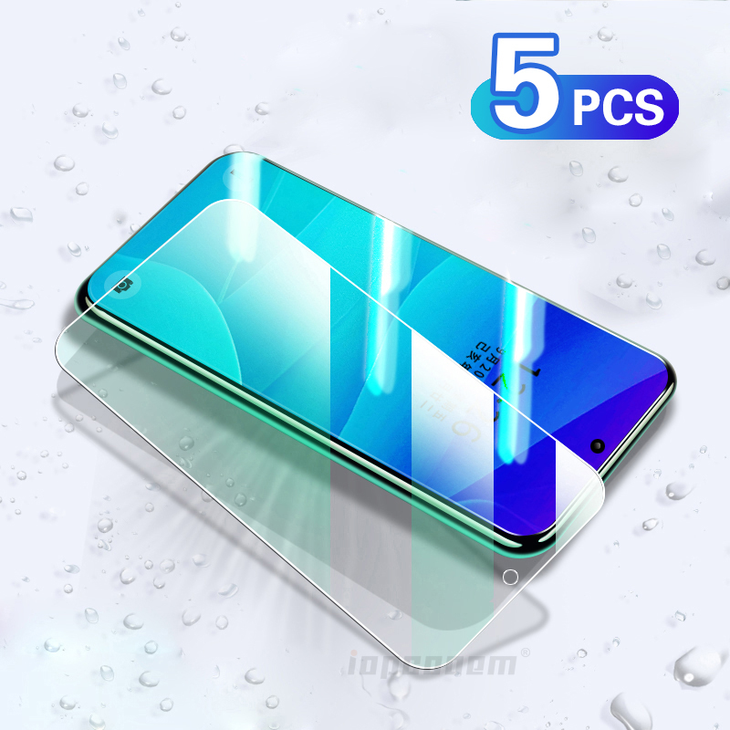 Set 5 Kính Cường Lực Bảo Vệ Màn Hình Điện Thoại OPPO Reno 4 Pro 4G 5 6 7 8Z 7Z 4F 5F 5G