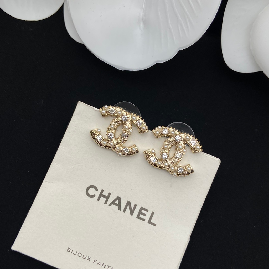 Bông Tai Mạ Bạc 925 Hình Vuông Đính Kim Cương Giả Thời Trang