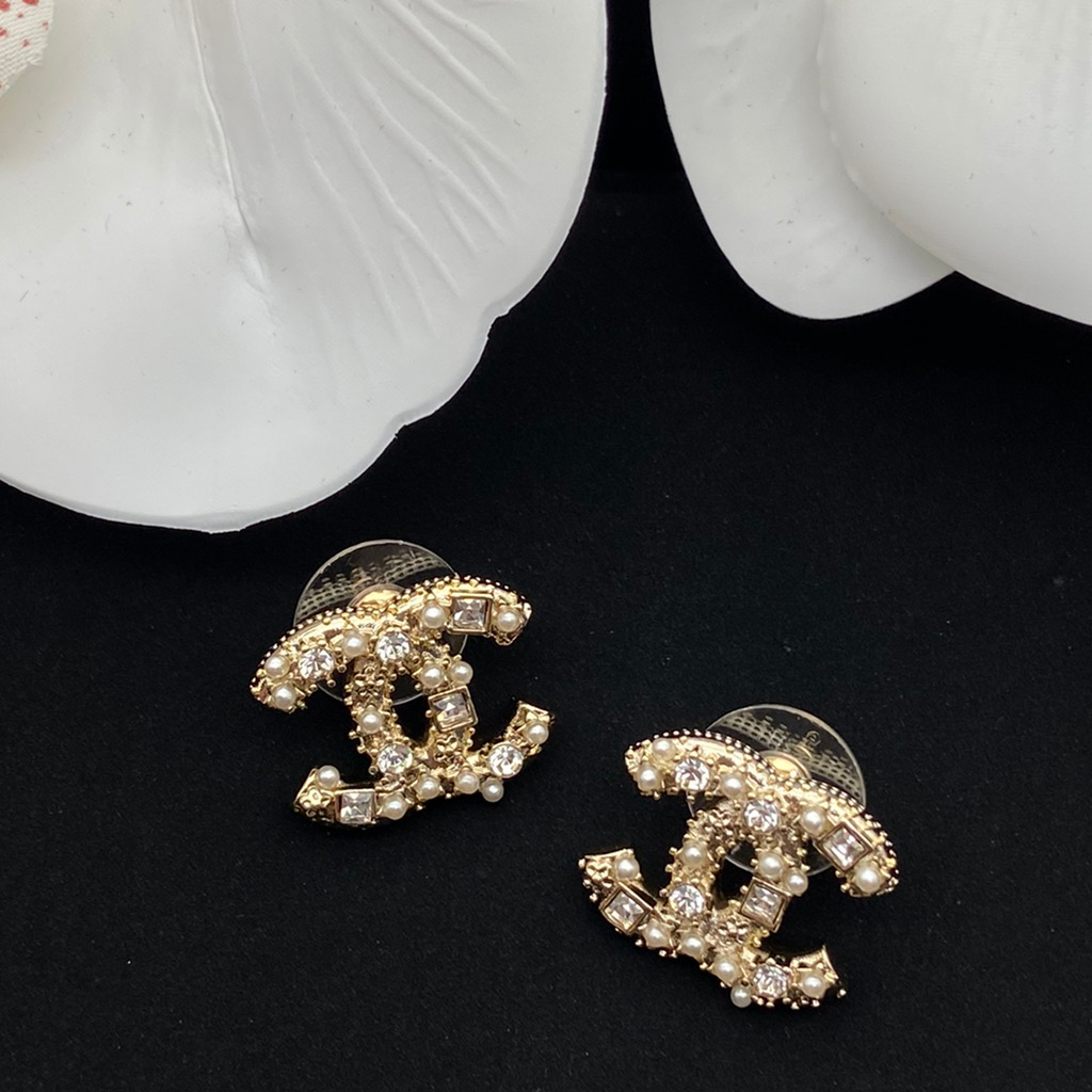 Bông Tai Mạ Bạc 925 Hình Vuông Đính Kim Cương Giả Thời Trang