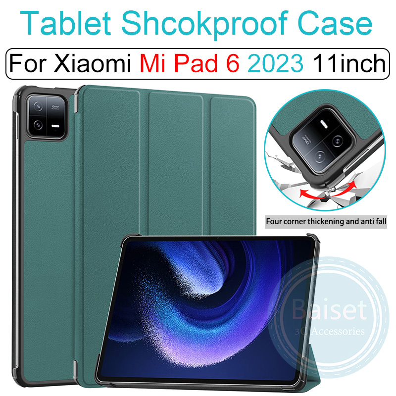 Vỏ Bảo Vệ Máy Tính Bảng Bằng Da PU Có Thể Điều Chỉnh Cho Xiaomi Pad 6 Mi Pad 6 11inch 2023