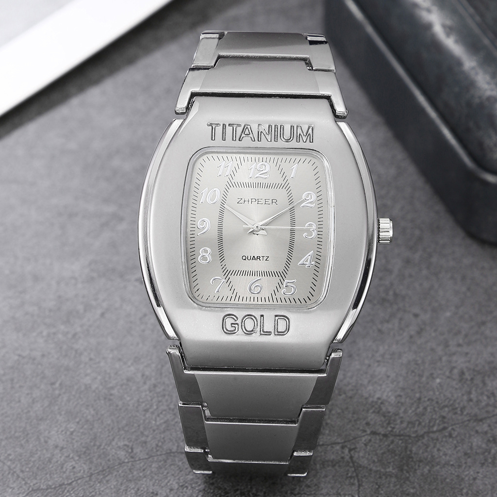 Đồng Hồ Đeo Tay Chống Nước Máy Thạch Anh Dây Đeo Thép Không Gỉ Phong Cách Doanh Nhân Cho Nam