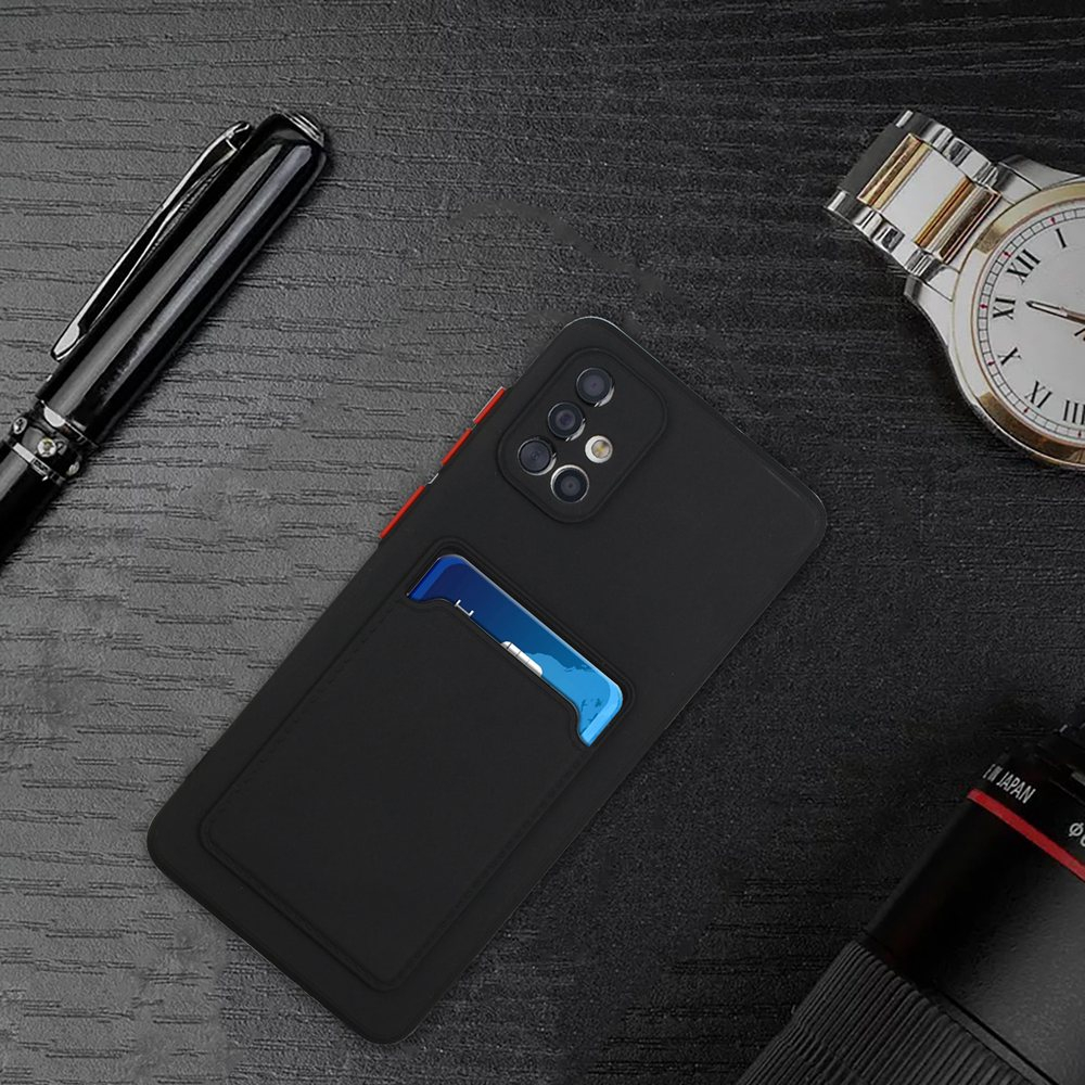 Ốp Điện Thoại Mềm Có Ngăn Đựng Thẻ Bảo Vệ Toàn Diện Cho Samsung Galaxy A11 A20 A30 A50 A30S A50S A21S A31 A51 A71 A32