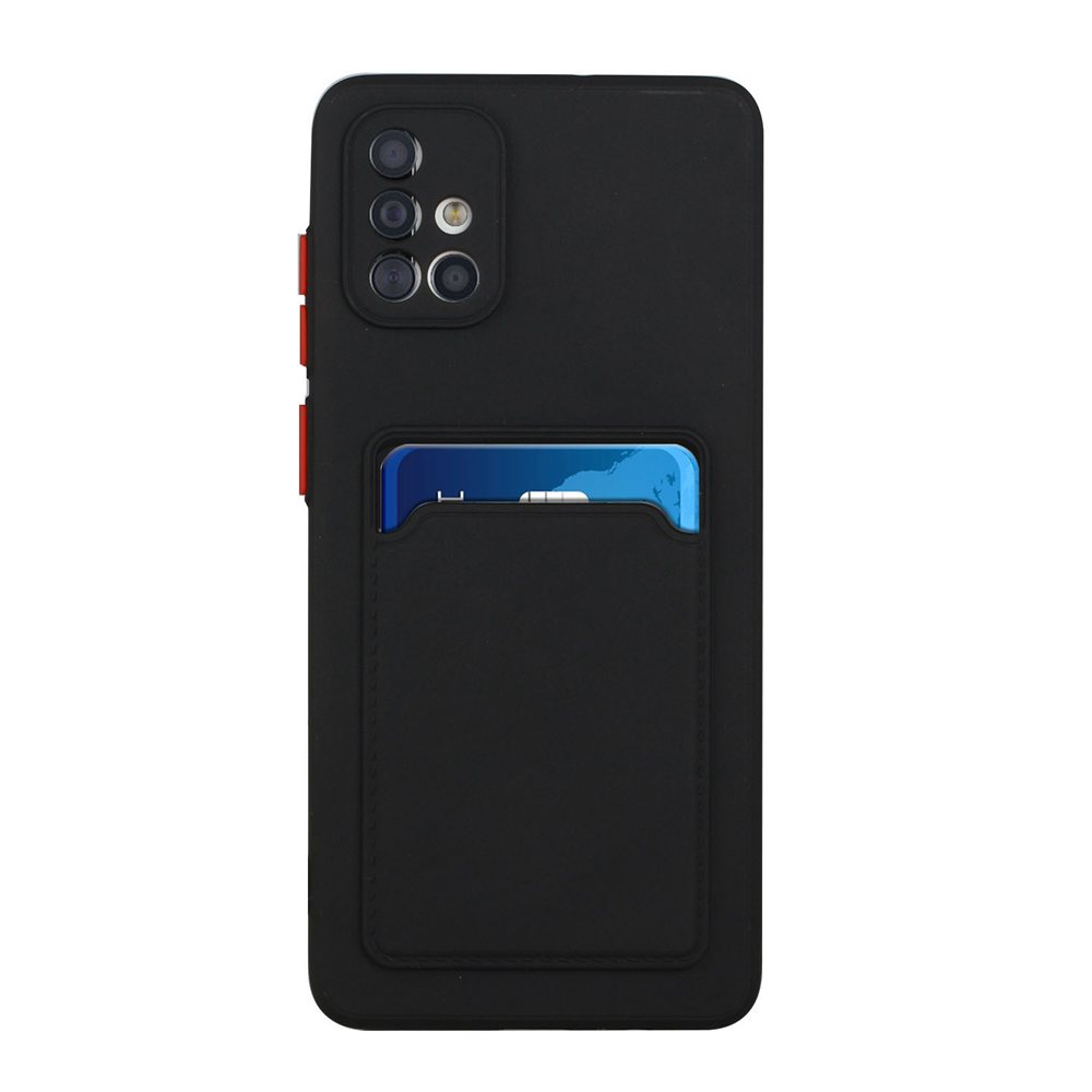 Ốp Điện Thoại Mềm Có Ngăn Đựng Thẻ Bảo Vệ Toàn Diện Cho Samsung Galaxy A11 A20 A30 A50 A30S A50S A21S A31 A51 A71 A32