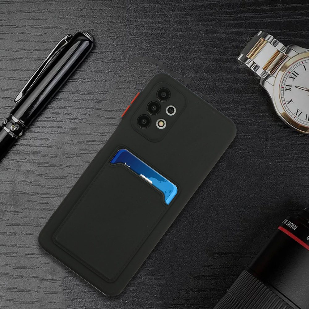 Ốp Điện Thoại Mềm Có Ngăn Đựng Thẻ Bảo Vệ Toàn Diện Cho Samsung Galaxy M53 M51 M23 M33 M31 M31S M21 M30S