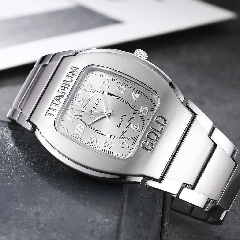 Đồng Hồ Đeo Tay Chống Nước Máy Thạch Anh Dây Đeo Thép Không Gỉ Phong Cách Doanh Nhân Cho Nam