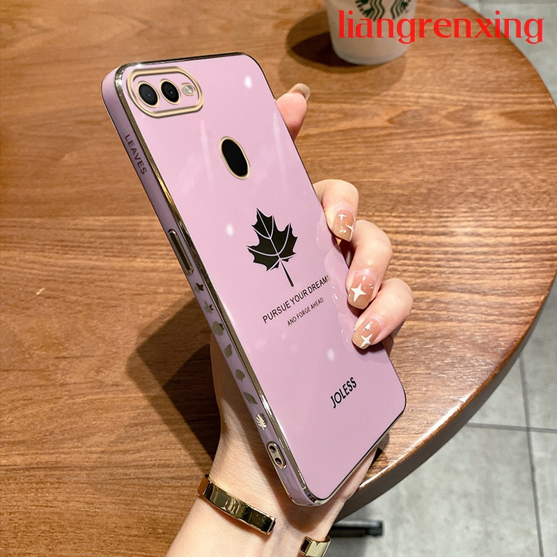 Ốp lưng OPPO a5s OPPO a12 OPPO a7 OPPO a3s OPPO a12e OPPO F9 Ốp ĐiệN ThoạI HọA TiếT Lá Phong Cho OPPO a5s OPPO a12 OPPO a7 OPPO a3s OPPO a12e OPPO F9 DDFY02 viền vuông cute