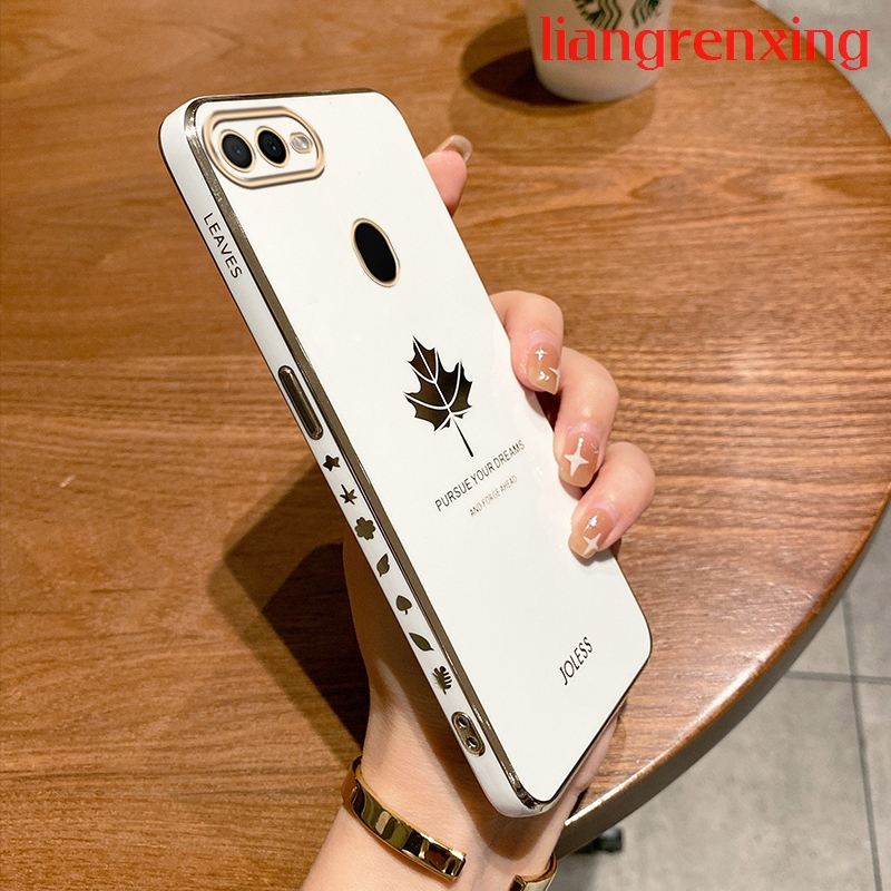Ốp lưng OPPO a5s OPPO a12 OPPO a7 OPPO a3s OPPO a12e OPPO F9 Ốp ĐiệN ThoạI HọA TiếT Lá Phong Cho OPPO a5s OPPO a12 OPPO a7 OPPO a3s OPPO a12e OPPO F9 DDFY02 viền vuông cute