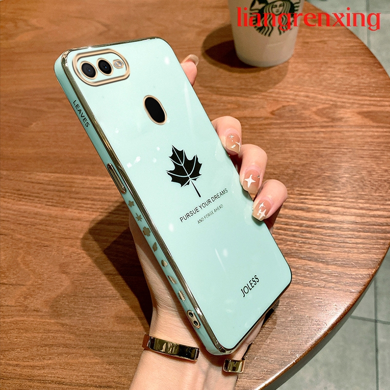 Ốp lưng OPPO a5s OPPO a12 OPPO a7 OPPO a3s OPPO a12e OPPO F9 Ốp ĐiệN ThoạI HọA TiếT Lá Phong Cho OPPO a5s OPPO a12 OPPO a7 OPPO a3s OPPO a12e OPPO F9 DDFY02 viền vuông cute