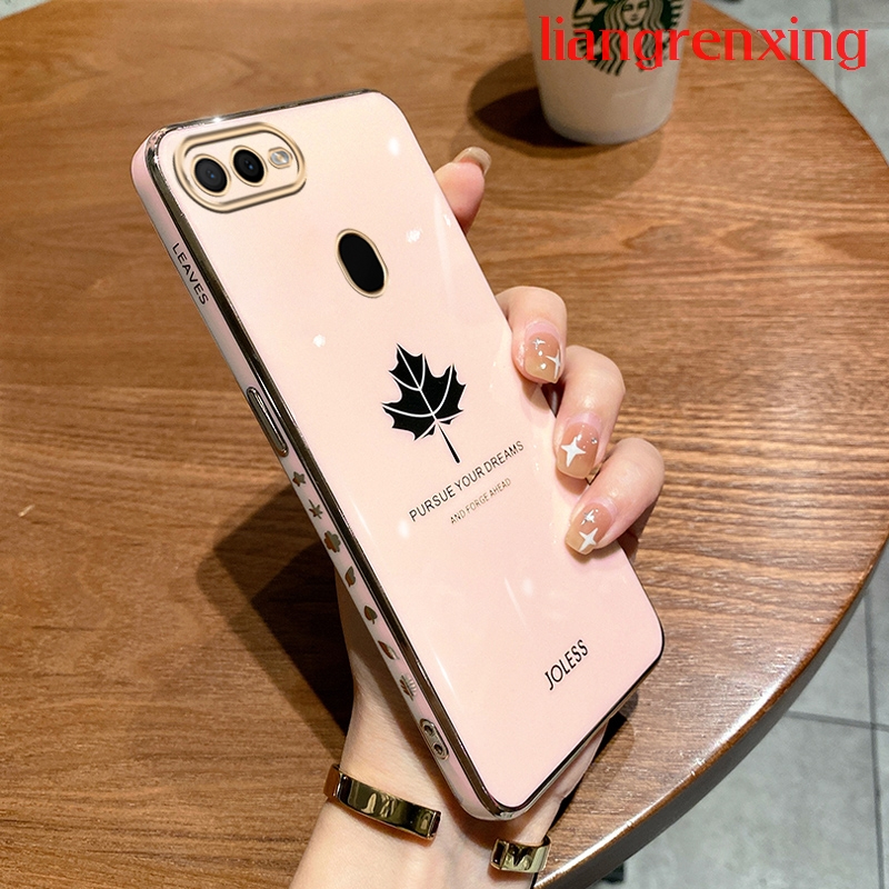 Ốp lưng OPPO a5s OPPO a12 OPPO a7 OPPO a3s OPPO a12e OPPO F9 Ốp ĐiệN ThoạI HọA TiếT Lá Phong Cho OPPO a5s OPPO a12 OPPO a7 OPPO a3s OPPO a12e OPPO F9 DDFY02 viền vuông cute