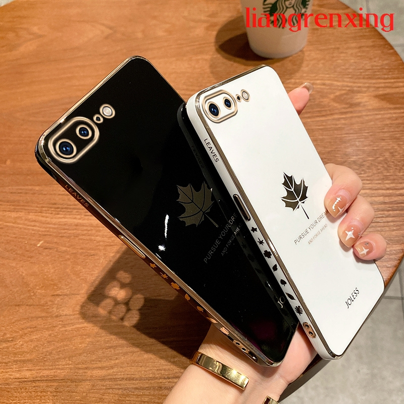 ốp lưng iphone 7 plus 8 plus se 2 2020 ipnone se3 2022 Ốp Điện Thoại Silicon Mềm Chống Sốc Mạ Điện D