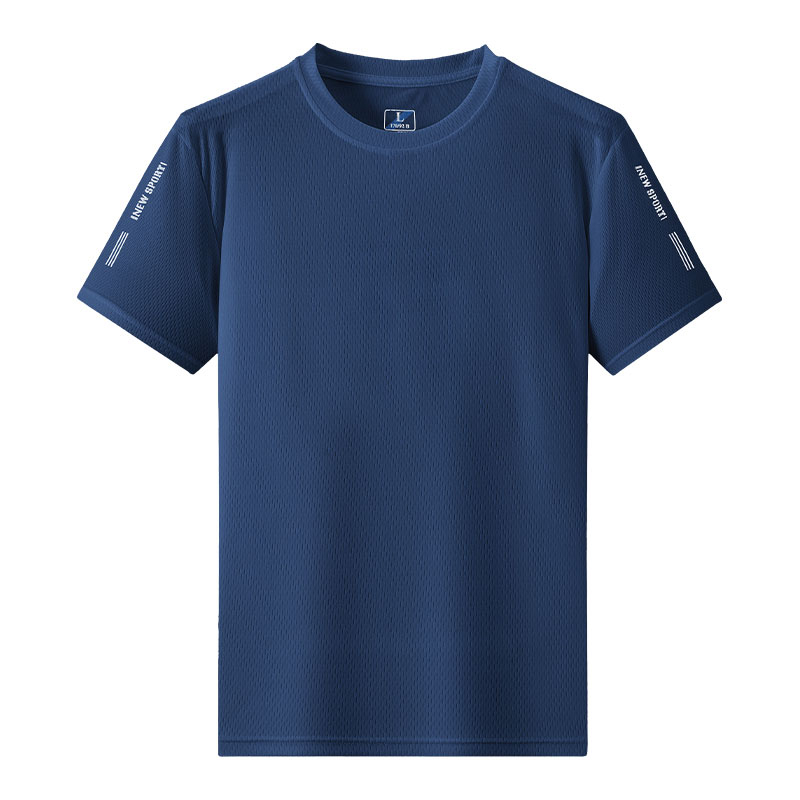 Áo Thun Lưới Tay Ngắn Cổ Tròn Dáng Rộng Thoáng Khí Thời Trang Mùa Hè Cho Nam