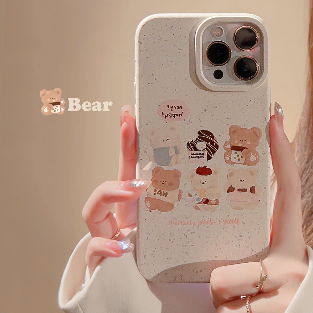 Ốp Điện Thoại Chống Sốc Họa Tiết Dễ Thương Cho iPhone 14 Plus Pro Max 13 12