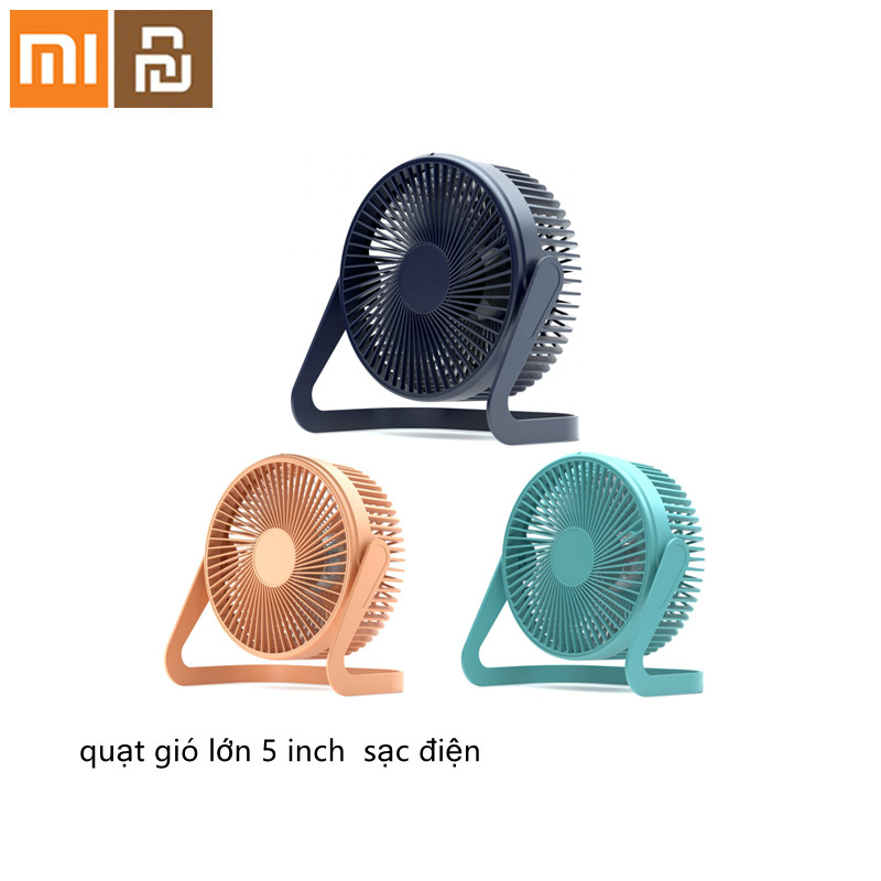 Xiaomi Youpin Quạt mini để bàn kết nối cáp USB cỡ 5inch tiện dụng cho ký túc xá