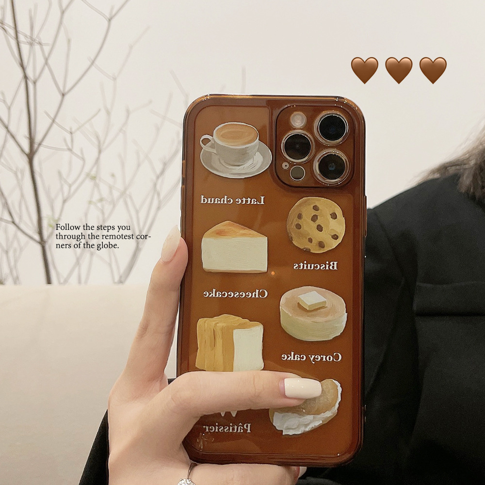 Ốp Điện Thoại In Họa Tiết Thời Trang Chống Rơi Cho iPhone 14 Plus Pro Max 13 12