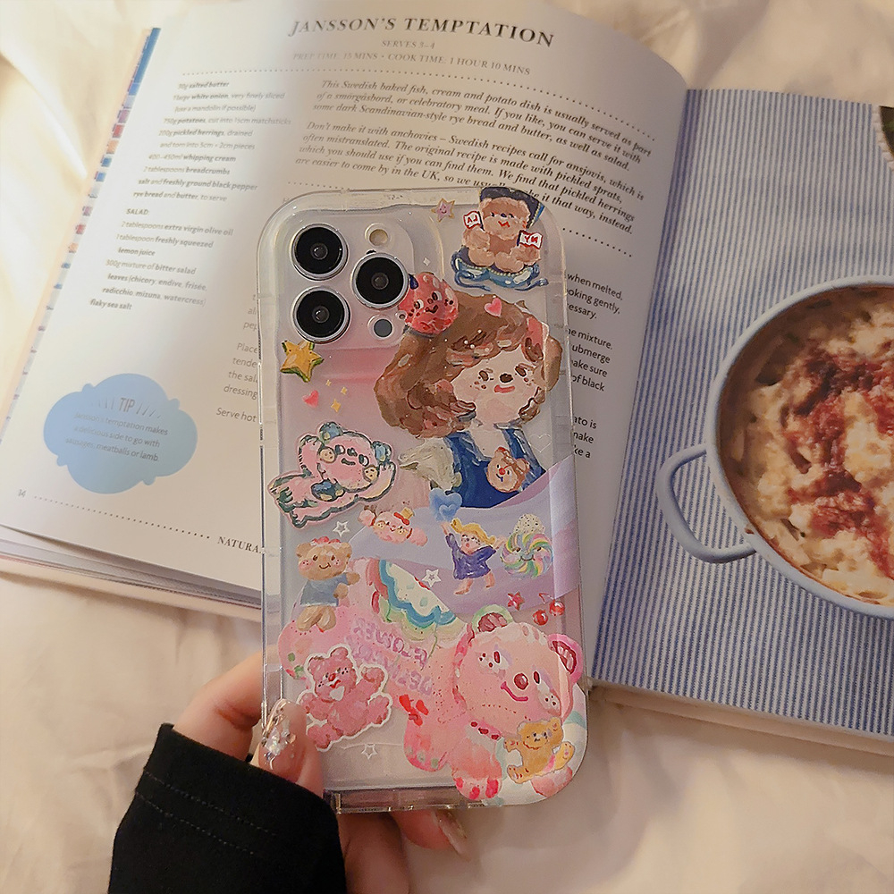 Ốp Điện Thoại Chống Rơi Họa Tiết Graffiti Mẫu Mới Bảo Vệ Cho iPhone 14 Plus Pro Max 13 12