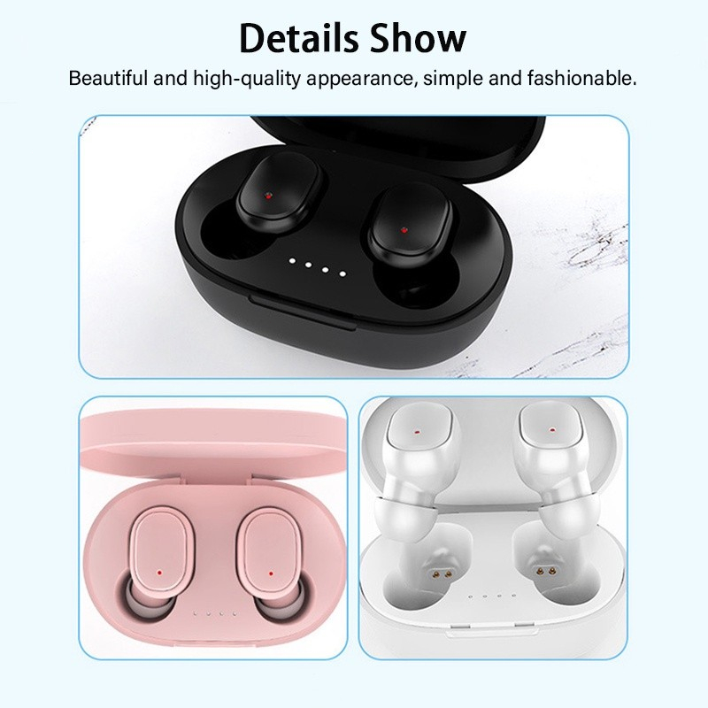 Tai Nghe Không Dây A6S TWS Bluetooth 5.0 Điều Khiển Âm Thanh Stereo Với Hộp Sạc Cho Điện Thoại Thông