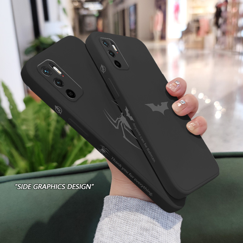Ốp Điện Thoại Silicon Dẻo Hình Spiderman Batmans Bảo Vệ Toàn Diện Cho Xiaomi Redmi Note 10S 10 Pro Max 10T 4G 5G A1 Plus