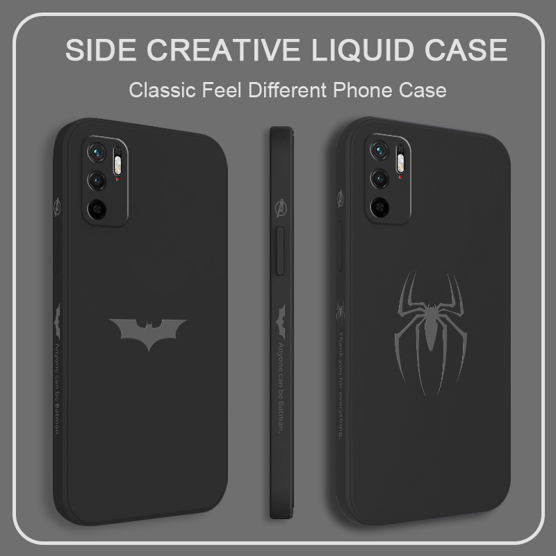 Ốp Điện Thoại Silicon Dẻo Hình Spiderman Batmans Bảo Vệ Toàn Diện Cho Xiaomi Redmi Note 10S 10 Pro Max 10T 4G 5G A1 Plus
