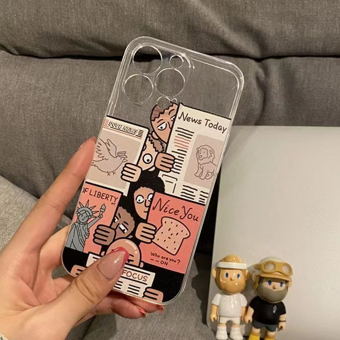 Ốp Điện Thoại TPU Mềm Trong Suốt Chống Sốc Cho Iphone 14 Plus 13 Pro Max 12 Mini 11 X Xs Xr 8 7